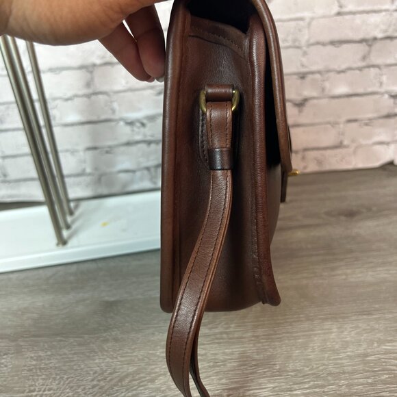 Vintage Coach 80’s Turnlock Clutch #9832  Brown - Picture 3 of 6